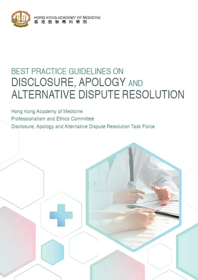 Disclosure, Apology and Alternative Dispute Resolution